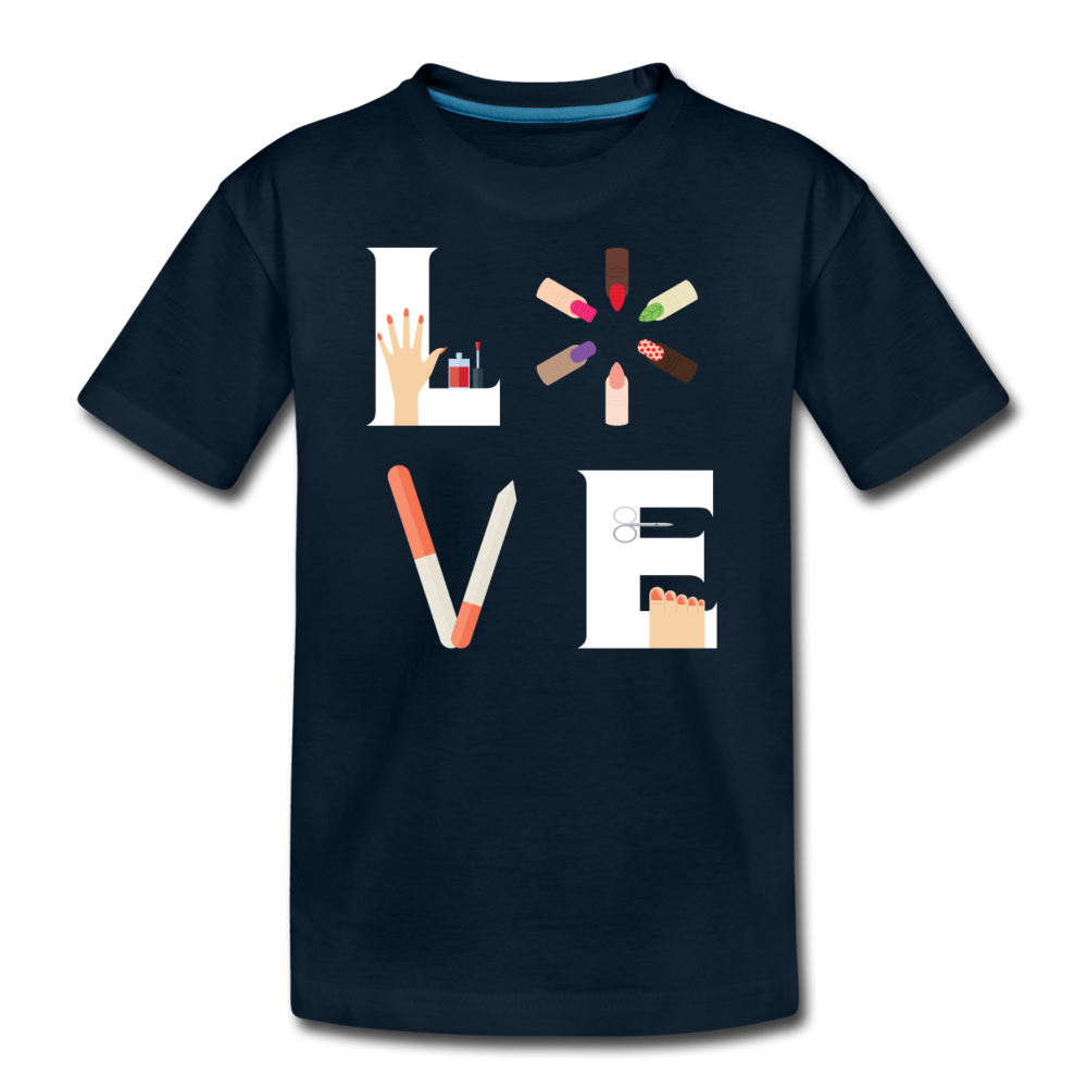LOVE Nail Technician - Kids' Premium T-Shirt-Kids' Premium T-Shirt | Spreadshirt 815-Teelime | shirts-hoodies-mugs