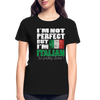 I'm not perfect but I'm Italian. So pretty close! Gildan Ultra Cotton Ladies T-Shirt-Ultra Cotton Ladies T-Shirt | Gildan G200L-Teelime | shirts-hoodies-mugs