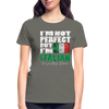 I'm not perfect but I'm Italian. So pretty close! Gildan Ultra Cotton Ladies T-Shirt-Ultra Cotton Ladies T-Shirt | Gildan G200L-Teelime | shirts-hoodies-mugs