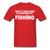 Good Mood is Sponsored by Fishing Unisex T-Shirt-Unisex Classic T-Shirt | Fruit of the Loom 3930-Teelime | shirts-hoodies-mugs