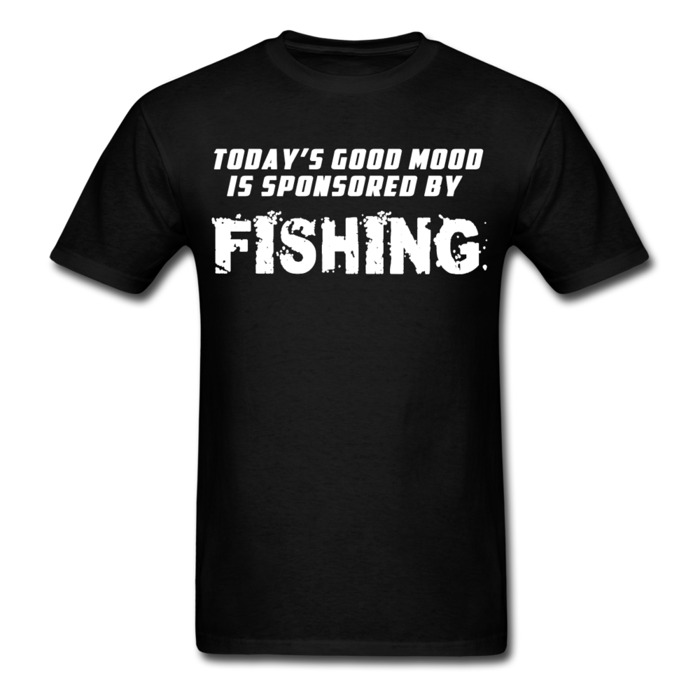 Good Mood is Sponsored by Fishing Unisex T-Shirt-Unisex Classic T-Shirt | Fruit of the Loom 3930-Teelime | shirts-hoodies-mugs