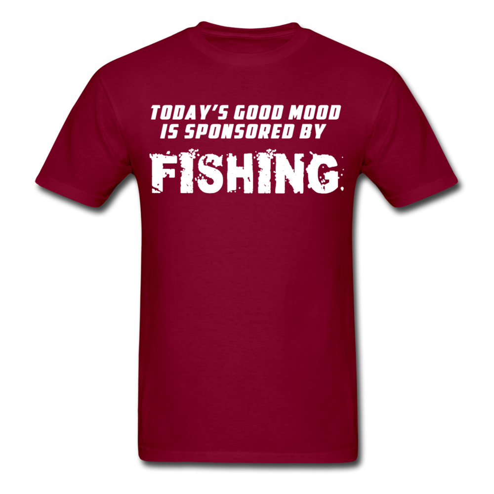 Good Mood is Sponsored by Fishing Unisex T-Shirt-Unisex Classic T-Shirt | Fruit of the Loom 3930-Teelime | shirts-hoodies-mugs