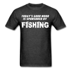 Good Mood is Sponsored by Fishing Unisex T-Shirt-Unisex Classic T-Shirt | Fruit of the Loom 3930-Teelime | shirts-hoodies-mugs