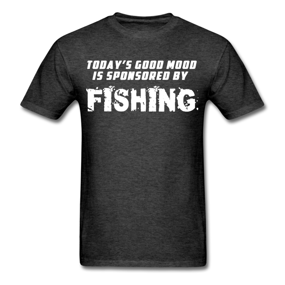 Good Mood is Sponsored by Fishing Unisex T-Shirt-Unisex Classic T-Shirt | Fruit of the Loom 3930-Teelime | shirts-hoodies-mugs
