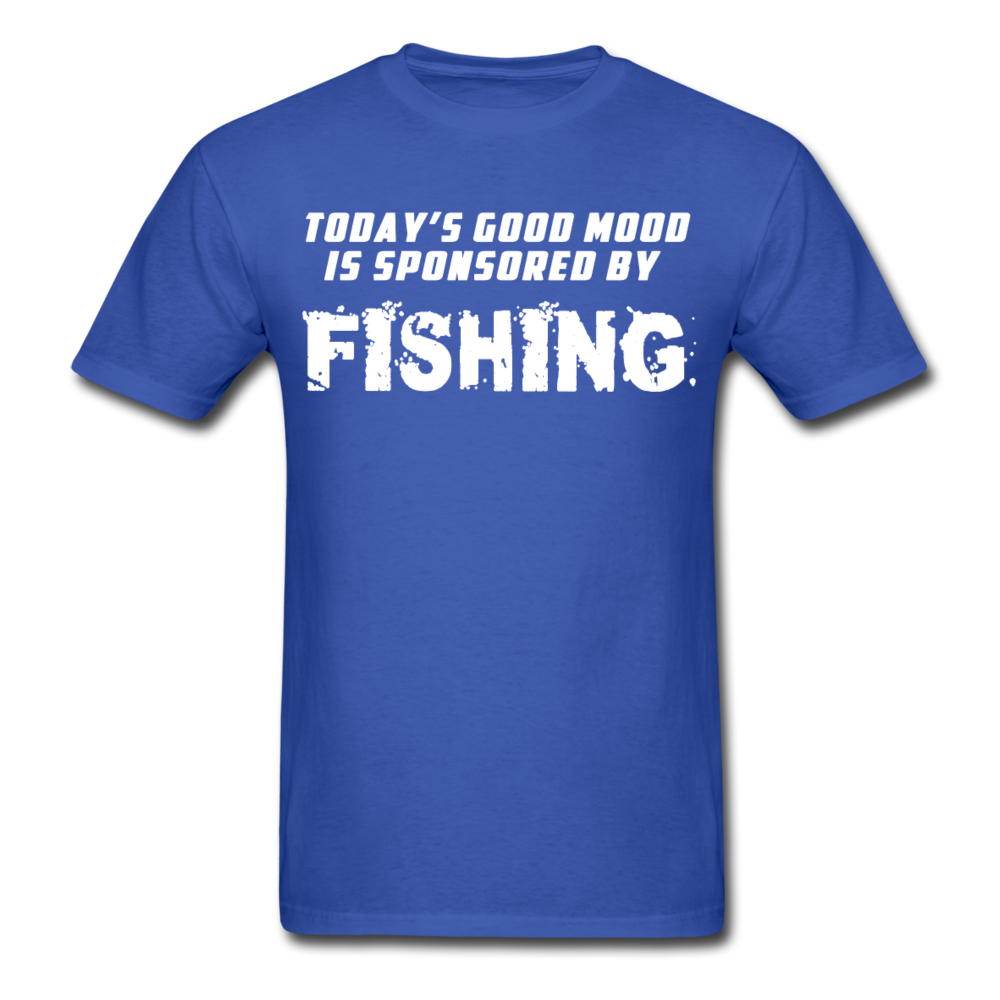 Good Mood is Sponsored by Fishing Unisex T-Shirt-Unisex Classic T-Shirt | Fruit of the Loom 3930-Teelime | shirts-hoodies-mugs