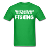 Good Mood is Sponsored by Fishing Unisex T-Shirt-Unisex Classic T-Shirt | Fruit of the Loom 3930-Teelime | shirts-hoodies-mugs