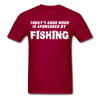 Good Mood is Sponsored by Fishing Unisex T-Shirt-Unisex Classic T-Shirt | Fruit of the Loom 3930-Teelime | shirts-hoodies-mugs