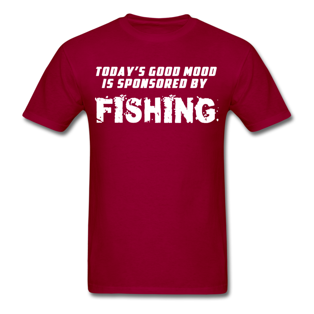 Good Mood is Sponsored by Fishing Unisex T-Shirt-Unisex Classic T-Shirt | Fruit of the Loom 3930-Teelime | shirts-hoodies-mugs