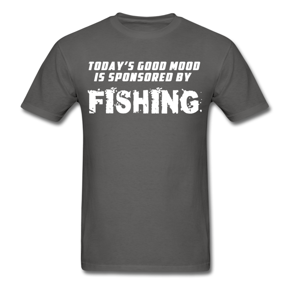 Good Mood is Sponsored by Fishing Unisex T-Shirt-Unisex Classic T-Shirt | Fruit of the Loom 3930-Teelime | shirts-hoodies-mugs