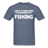 Good Mood is Sponsored by Fishing Unisex T-Shirt-Unisex Classic T-Shirt | Fruit of the Loom 3930-Teelime | shirts-hoodies-mugs