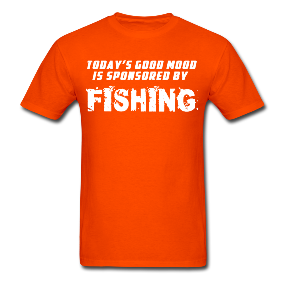 Good Mood is Sponsored by Fishing Unisex T-Shirt-Unisex Classic T-Shirt | Fruit of the Loom 3930-Teelime | shirts-hoodies-mugs