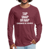 BJJ Tap Snap or Nap Unisex Longsleeve-Men's Premium Long Sleeve T-Shirt | Spreadshirt 875-Teelime | shirts-hoodies-mugs