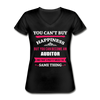 You Can't Buy Happiness But You Can Become an Auditor And That's Pretty Much The Same Thing Women's V-Neck T-Shirt-Women's V-Neck T-Shirt | Fruit of the Loom L39VR-Teelime | shirts-hoodies-mugs