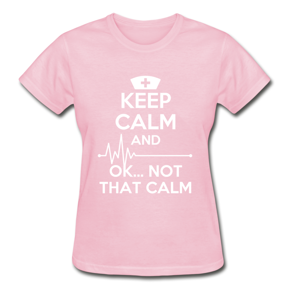Keep Calm and ... OK ..Not That Calm Gildan Ultra Cotton Ladies T-Shirt-Ultra Cotton Ladies T-Shirt | Gildan G200L-Teelime | shirts-hoodies-mugs