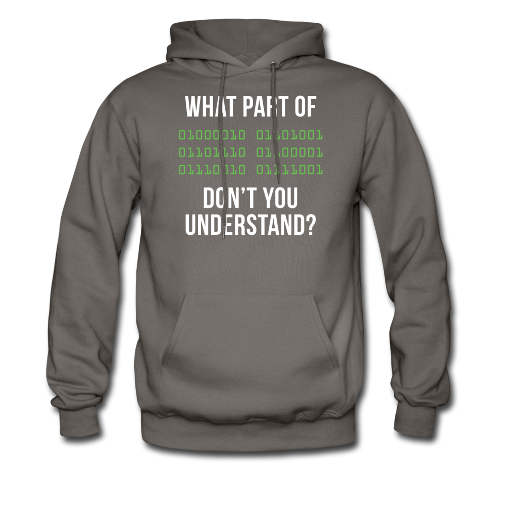 Programmer What part of [some binary code] don't you understand Unisex Hoodie-Men's Hoodie | Hanes P170-Teelime | shirts-hoodies-mugs