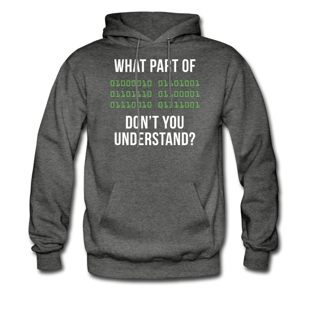 Programmer What part of [some binary code] don't you understand Unisex Hoodie-Men's Hoodie | Hanes P170-Teelime | shirts-hoodies-mugs