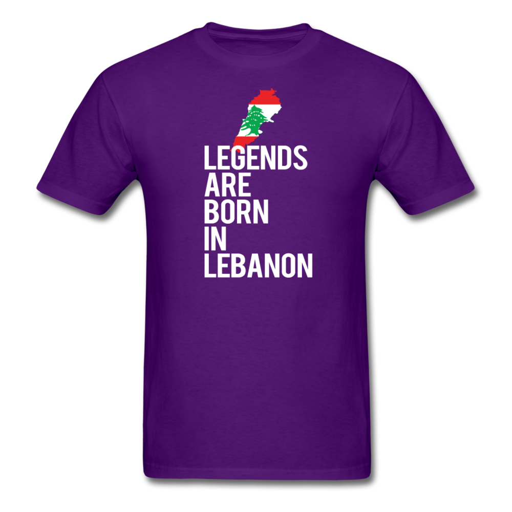 Legends Are Born in Lebanon Unisex T-Shirt-Unisex Classic T-Shirt | Fruit of the Loom 3930-Teelime | shirts-hoodies-mugs
