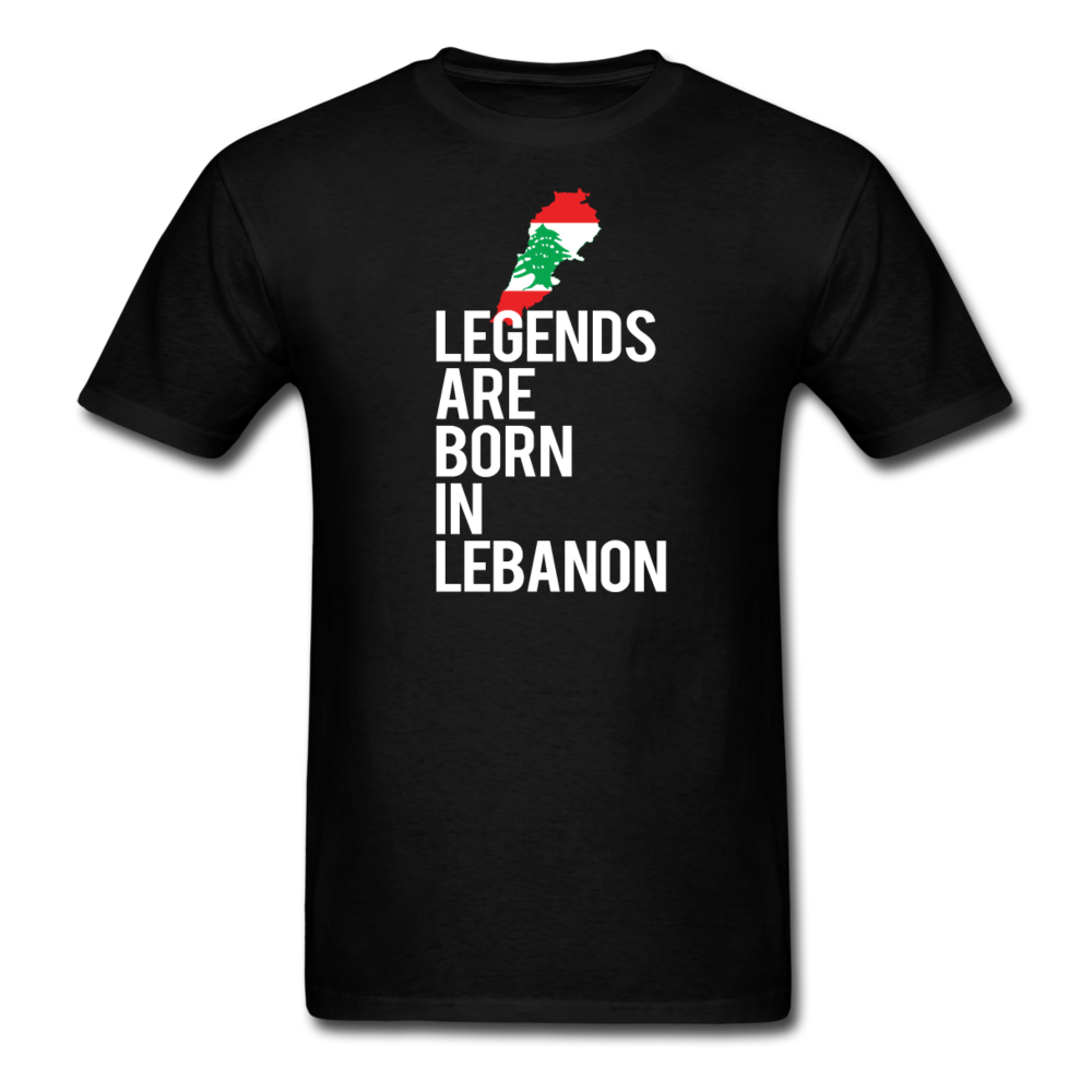 Legends Are Born in Lebanon Unisex T-Shirt-Unisex Classic T-Shirt | Fruit of the Loom 3930-Teelime | shirts-hoodies-mugs