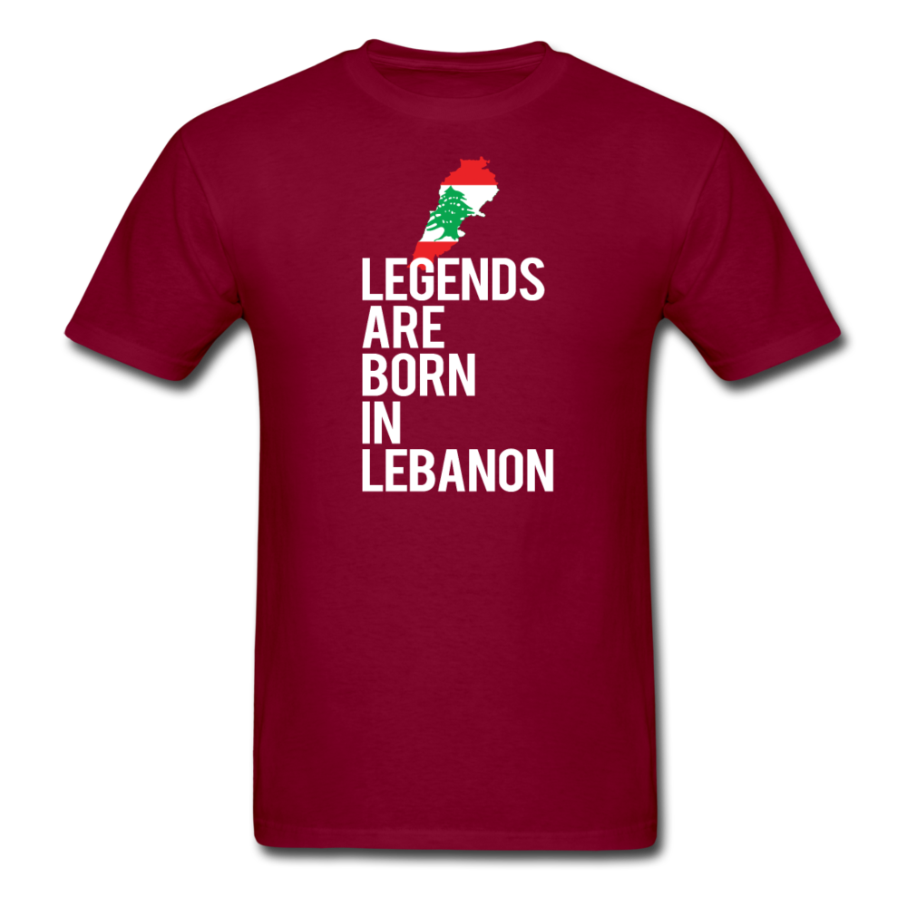 Legends Are Born in Lebanon Unisex T-Shirt-Unisex Classic T-Shirt | Fruit of the Loom 3930-Teelime | shirts-hoodies-mugs