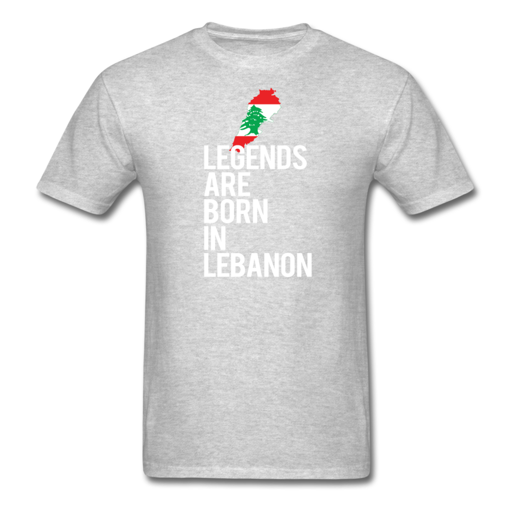 Legends Are Born in Lebanon Unisex T-Shirt-Unisex Classic T-Shirt | Fruit of the Loom 3930-Teelime | shirts-hoodies-mugs