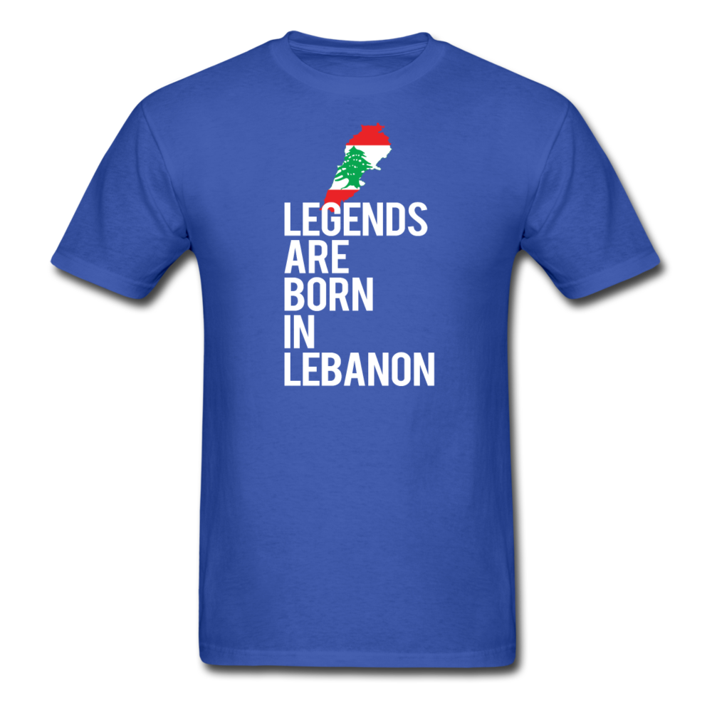 Legends Are Born in Lebanon Unisex T-Shirt-Unisex Classic T-Shirt | Fruit of the Loom 3930-Teelime | shirts-hoodies-mugs