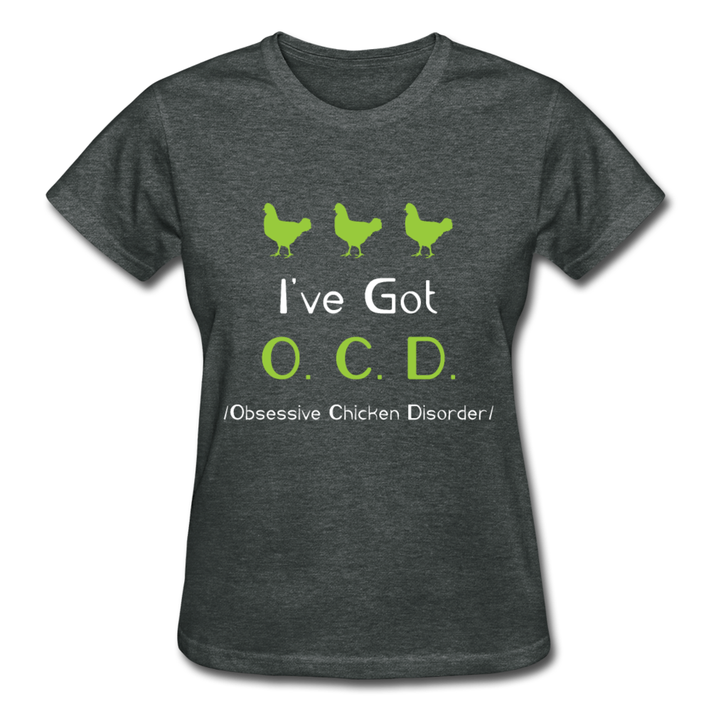Chicken Shirt - OCD Gildan Ultra Cotton Ladies T-Shirt-Ultra Cotton Ladies T-Shirt | Gildan G200L-Teelime | shirts-hoodies-mugs