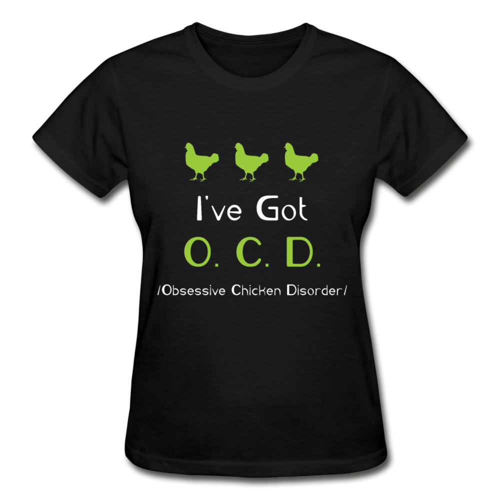 Chicken Shirt - OCD Gildan Ultra Cotton Ladies T-Shirt-Ultra Cotton Ladies T-Shirt | Gildan G200L-Teelime | shirts-hoodies-mugs