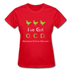 Chicken Shirt - OCD Gildan Ultra Cotton Ladies T-Shirt-Ultra Cotton Ladies T-Shirt | Gildan G200L-Teelime | shirts-hoodies-mugs