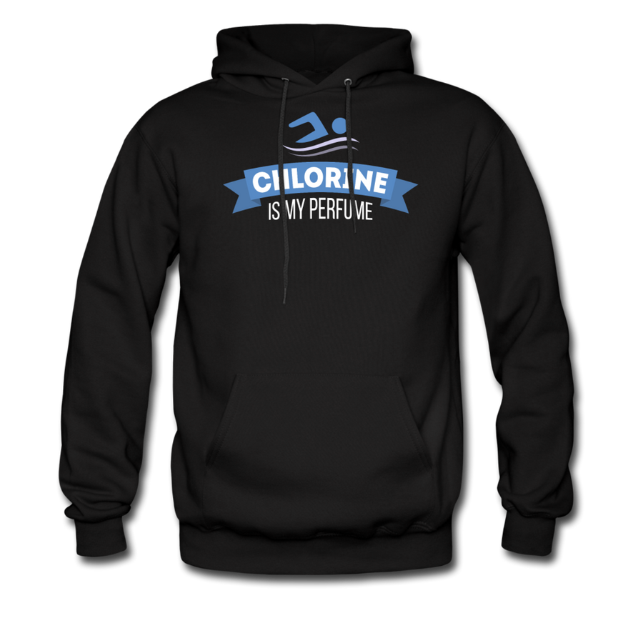 Swimming - Chlorine Is My Perfume Unisex Hoodie-Men's Hoodie | Hanes P170-Teelime | shirts-hoodies-mugs