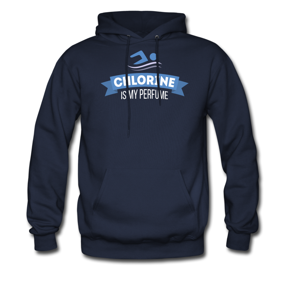 Swimming - Chlorine Is My Perfume Unisex Hoodie-Men's Hoodie | Hanes P170-Teelime | shirts-hoodies-mugs