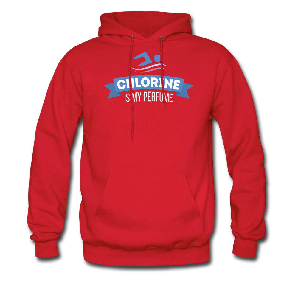 Swimming - Chlorine Is My Perfume Unisex Hoodie-Men's Hoodie | Hanes P170-Teelime | shirts-hoodies-mugs