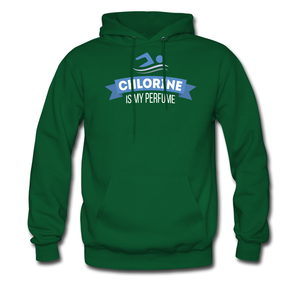 Swimming - Chlorine Is My Perfume Unisex Hoodie-Men's Hoodie | Hanes P170-Teelime | shirts-hoodies-mugs