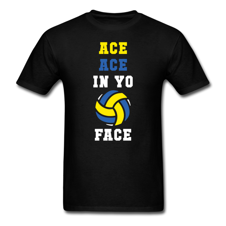 Volleyball - Ace ace in yo face Unisex T-Shirt-Unisex Classic T-Shirt | Fruit of the Loom 3930-Teelime | shirts-hoodies-mugs
