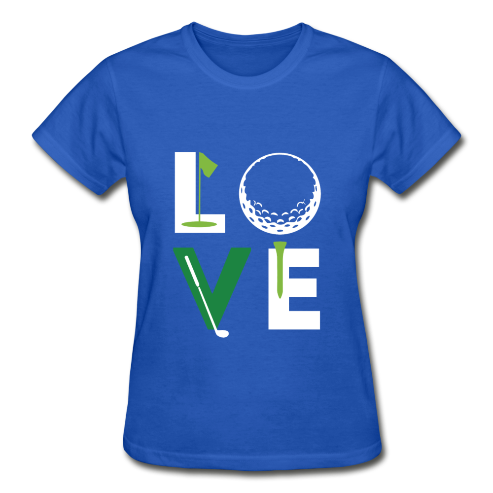 Golfer Love Gildan Ultra Cotton Ladies T-Shirt-Ultra Cotton Ladies T-Shirt | Gildan G200L-Teelime | shirts-hoodies-mugs