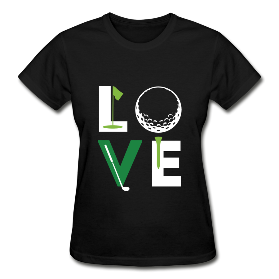 Golfer Love Gildan Ultra Cotton Ladies T-Shirt-Ultra Cotton Ladies T-Shirt | Gildan G200L-Teelime | shirts-hoodies-mugs