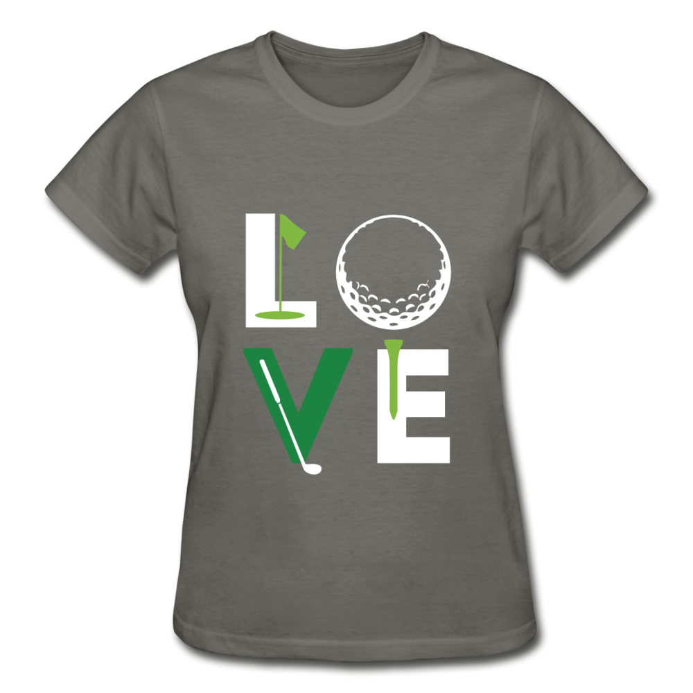 Golfer Love Gildan Ultra Cotton Ladies T-Shirt-Ultra Cotton Ladies T-Shirt | Gildan G200L-Teelime | shirts-hoodies-mugs