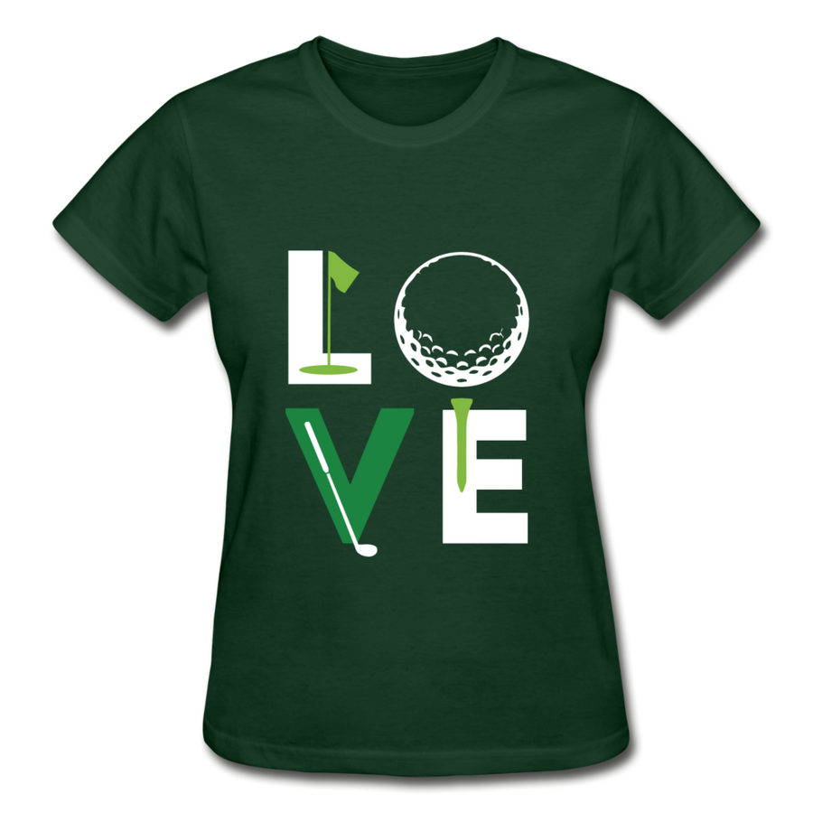 Golfer Love Gildan Ultra Cotton Ladies T-Shirt-Ultra Cotton Ladies T-Shirt | Gildan G200L-Teelime | shirts-hoodies-mugs