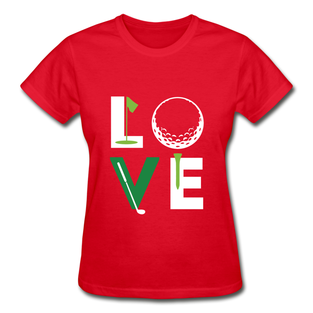 Golfer Love Gildan Ultra Cotton Ladies T-Shirt-Ultra Cotton Ladies T-Shirt | Gildan G200L-Teelime | shirts-hoodies-mugs