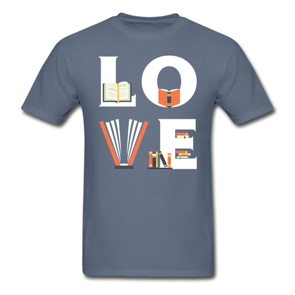 LOVE Librarian Unisex T-Shirt-Unisex Classic T-Shirt | Fruit of the Loom 3930-Teelime | shirts-hoodies-mugs