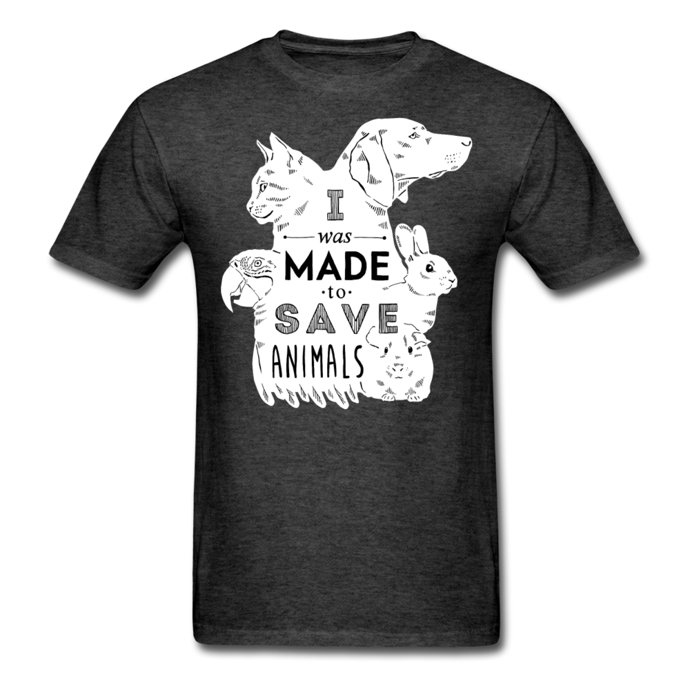 I Was Made To Save Animals Unisex T-Shirt-Unisex Classic T-Shirt | Fruit of the Loom 3930-Teelime | shirts-hoodies-mugs