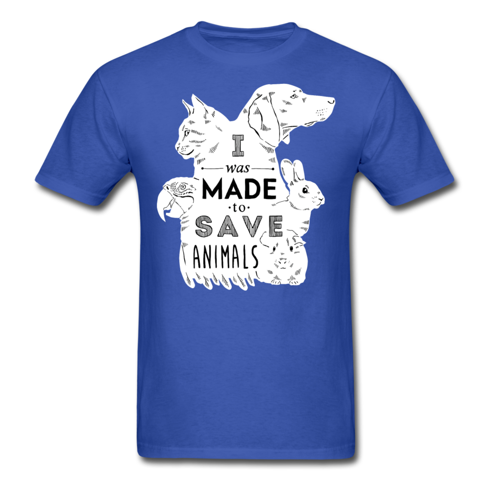 I Was Made To Save Animals Unisex T-Shirt-Unisex Classic T-Shirt | Fruit of the Loom 3930-Teelime | shirts-hoodies-mugs