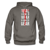 Real women wear Bunker Gear Unisex Hoodie-Men's Hoodie | Hanes P170-Teelime | shirts-hoodies-mugs