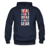 Real women wear Bunker Gear Unisex Hoodie-Men's Hoodie | Hanes P170-Teelime | shirts-hoodies-mugs