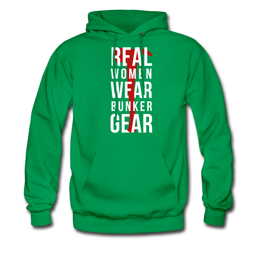 Real women wear Bunker Gear Unisex Hoodie-Men's Hoodie | Hanes P170-Teelime | shirts-hoodies-mugs