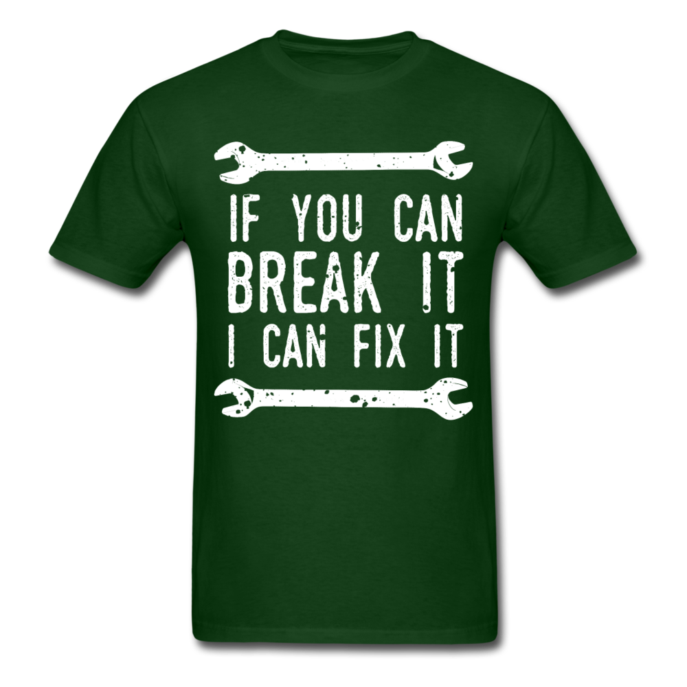 If you can break it I can fix it - Mechanic Unisex T-Shirt-Unisex Classic T-Shirt | Fruit of the Loom 3930-Teelime | shirts-hoodies-mugs