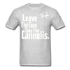 Italians Leave The Gun Take The Cannolis Unisex T-Shirt-Unisex Classic T-Shirt | Fruit of the Loom 3930-Teelime | shirts-hoodies-mugs