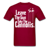 Italians Leave The Gun Take The Cannolis Unisex T-Shirt-Unisex Classic T-Shirt | Fruit of the Loom 3930-Teelime | shirts-hoodies-mugs