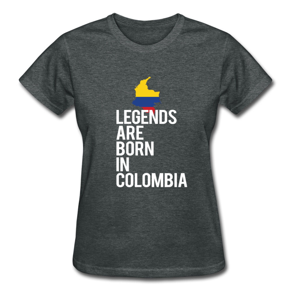 Legends Are Born In Columbia Gildan Ultra Cotton Ladies T-Shirt-Ultra Cotton Ladies T-Shirt | Gildan G200L-Teelime | shirts-hoodies-mugs
