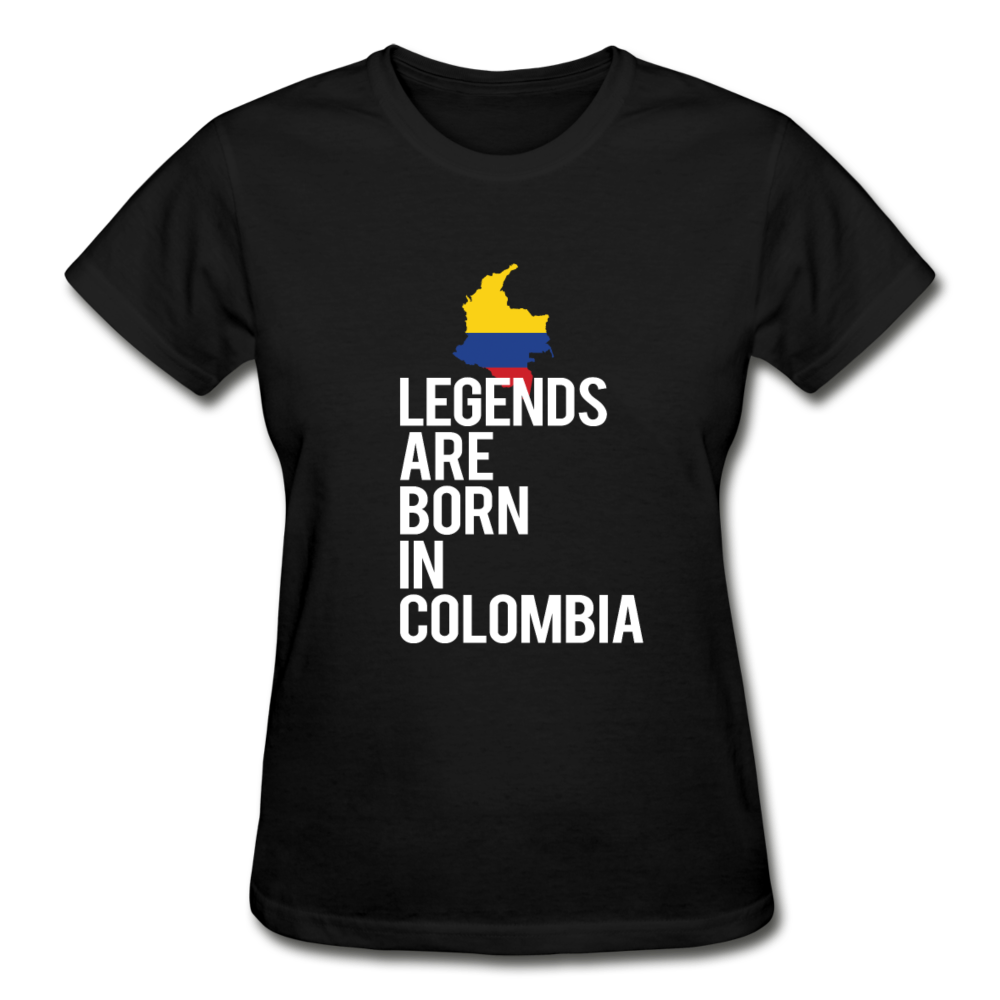 Legends Are Born In Columbia Gildan Ultra Cotton Ladies T-Shirt-Ultra Cotton Ladies T-Shirt | Gildan G200L-Teelime | shirts-hoodies-mugs