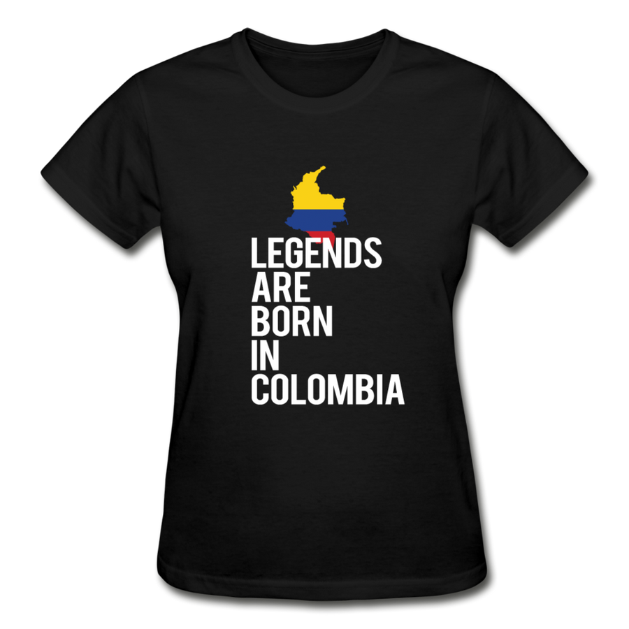 Legends Are Born In Columbia Gildan Ultra Cotton Ladies T-Shirt-Ultra Cotton Ladies T-Shirt | Gildan G200L-Teelime | shirts-hoodies-mugs